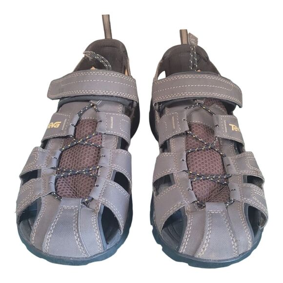 Teva Forebay Fisherman Sandal Shoe Size 11 Men’s Brown Hiking Adjustable 1001116 main image 7